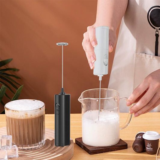 ☕✨ ¡Café Cremoso en Segundos con tu Batidora Eléctrica de Mano!