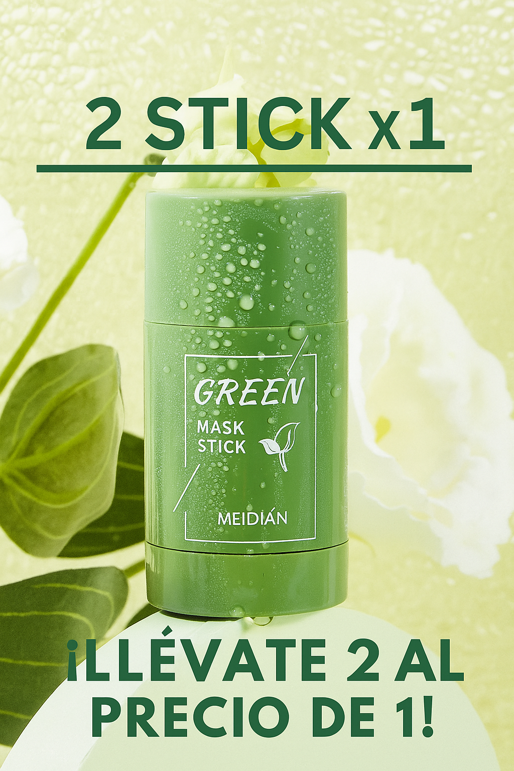 Green Mask stick | Crema Facial Natural para una Piel Radiante