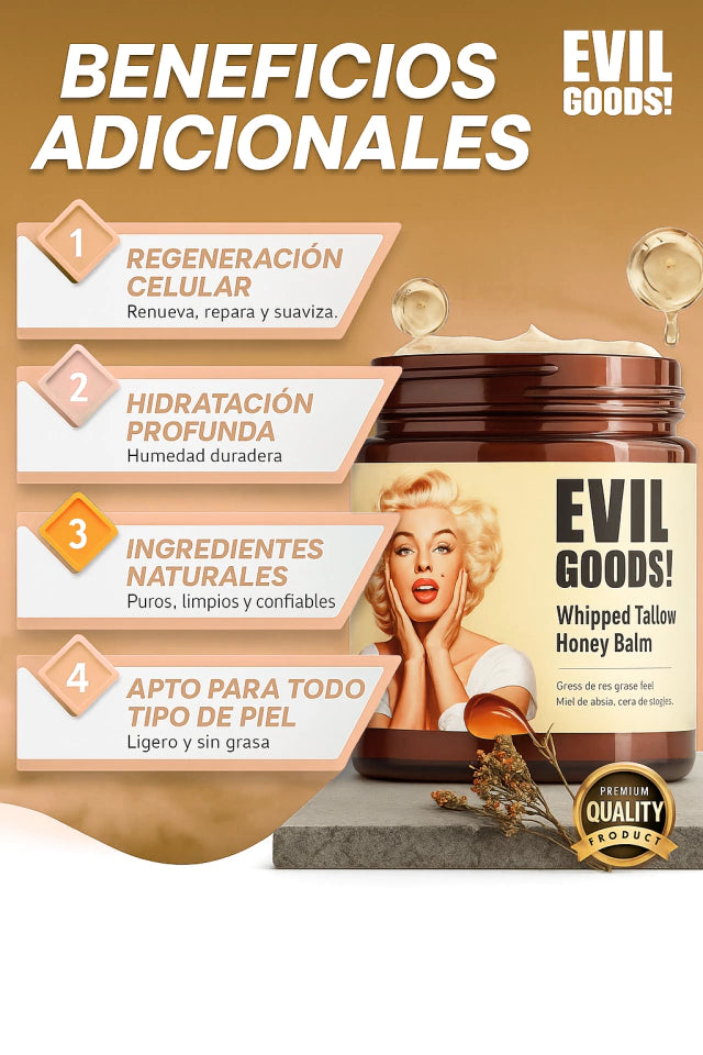 🌿 Crema Facial de Sebo de Res | Hidratación Natural y Profunda