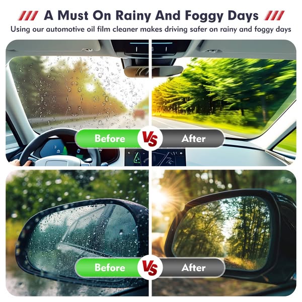 Limpiador Profesional Anti-Manchas para Parabrisas | Visión 20.20 Clara al Conducir