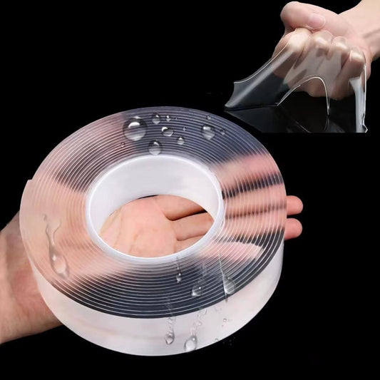 🛠️ Cinta Doble Cara Súper Resistente – ¡Olvídate de clavos y tornillos!